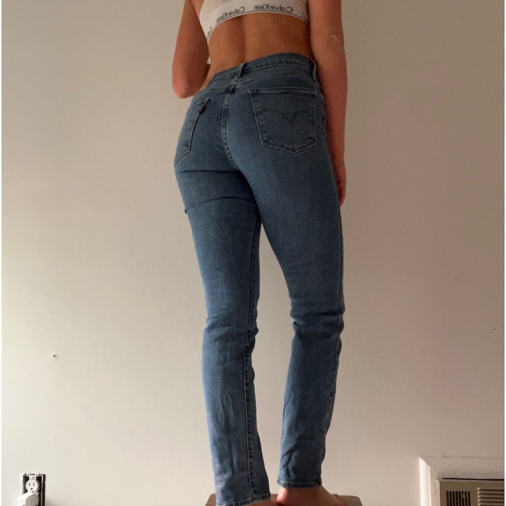 724 high rise straight Levi’s jeans